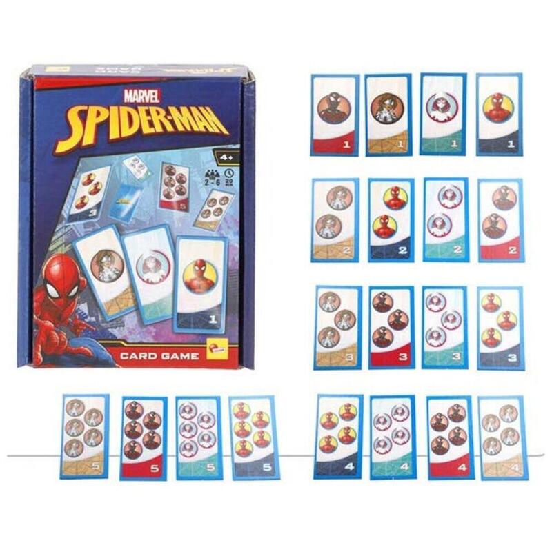 Pack De 12 Unidades - Juego Cartas Spiderman Marvel