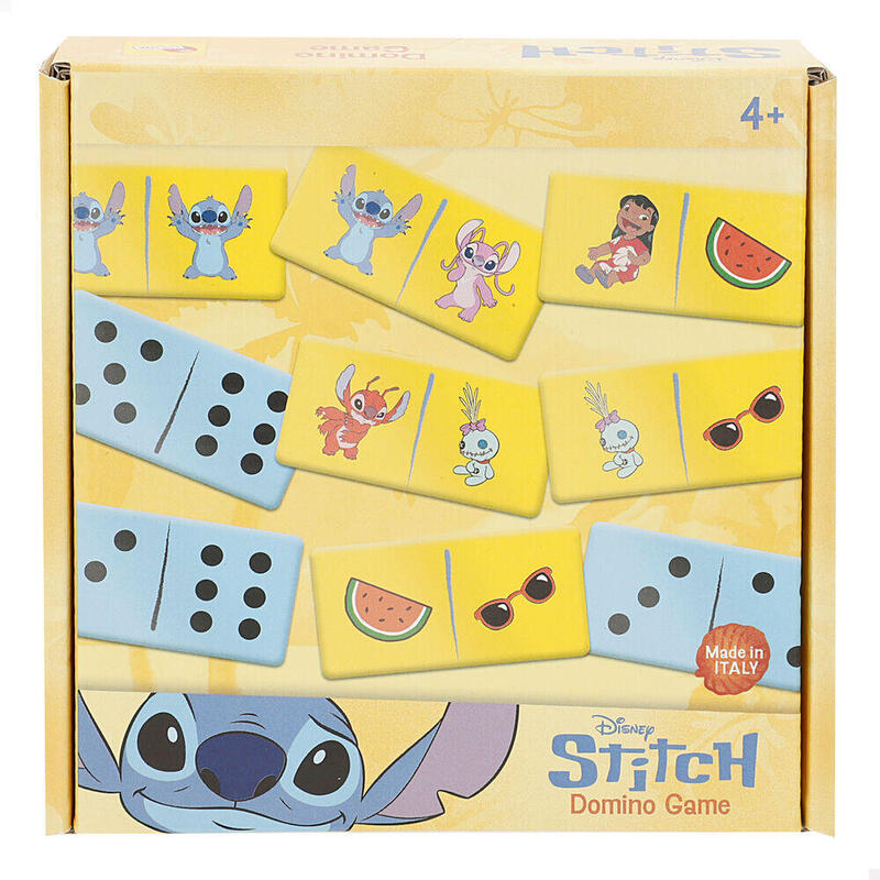 Pack De 12 Unidades - Juego Domino Stitch Disney