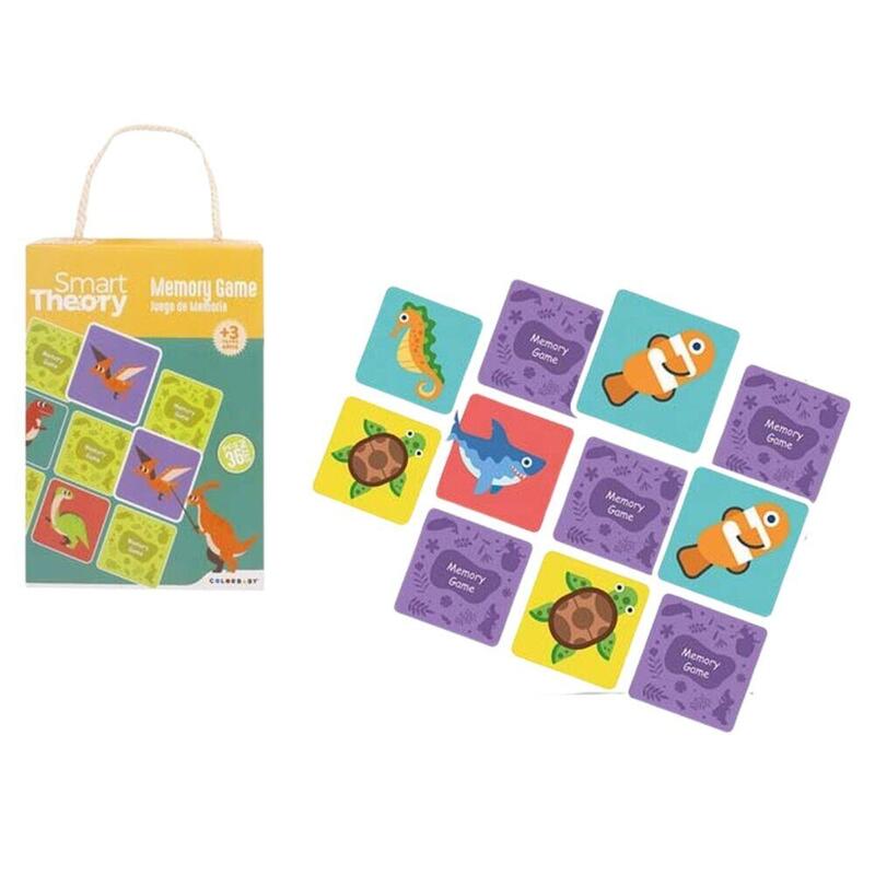 Pack De 12 Unidades - Juego Memory Animales