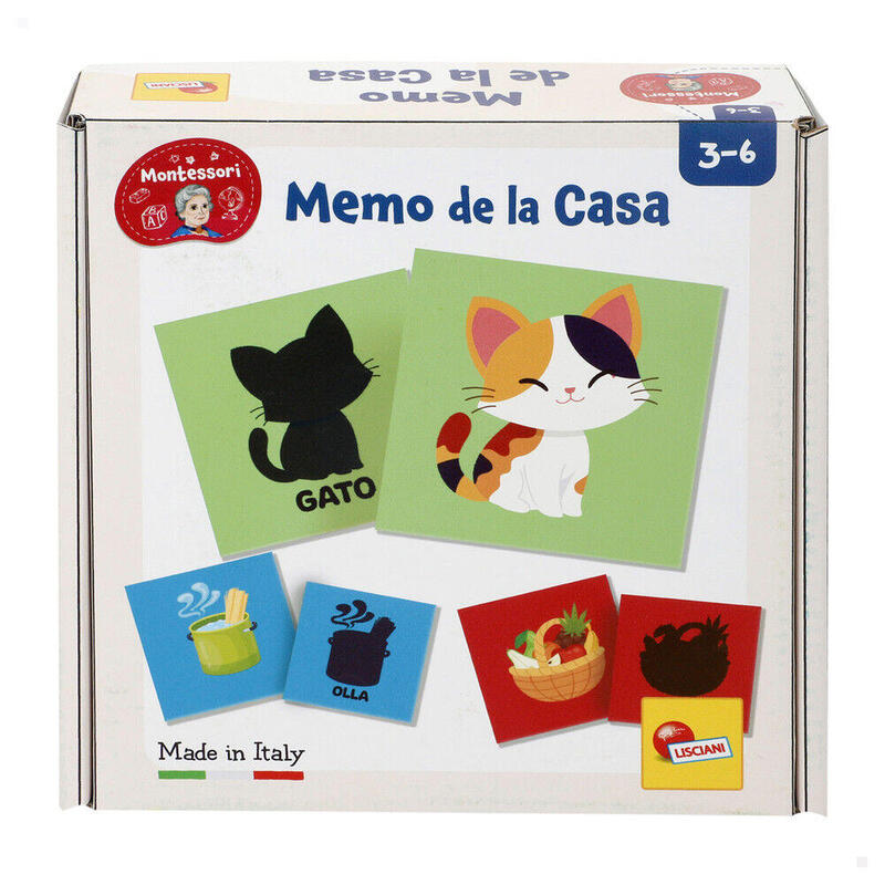 Pack De 12 Unidades - Juego Memory Montessori Lisciani