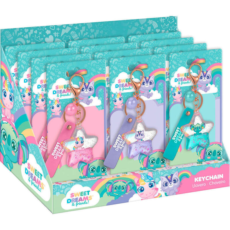 Pack De 12 Unidades - Llavero 3d Sweet Dreams Surtido