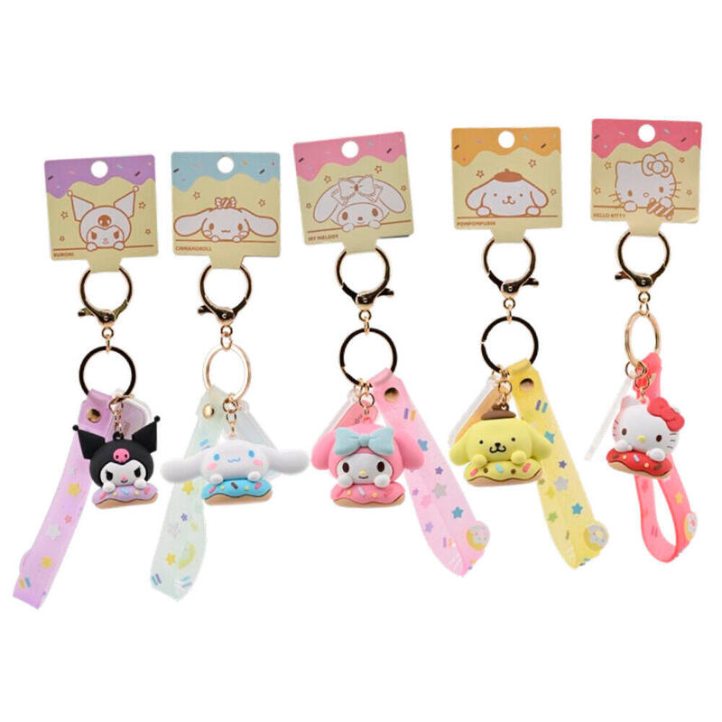 Pack De 12 Unidades - Llavero Donut Hello Kitty Surtido