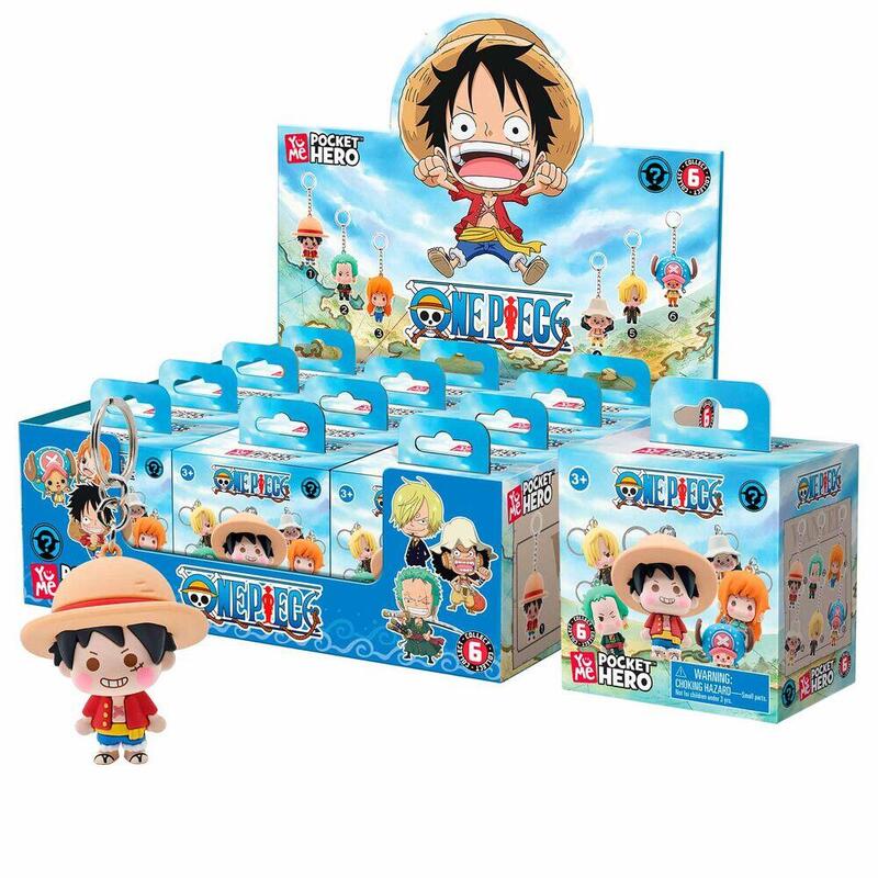 Pack De 12 Unidades - Llavero Figura Sorpresa One Piece Surtido