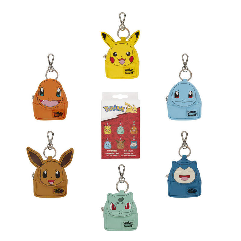 Pack De 12 Unidades - Llavero Mini Mochila Mystery Pokemon Loungefly Surtido