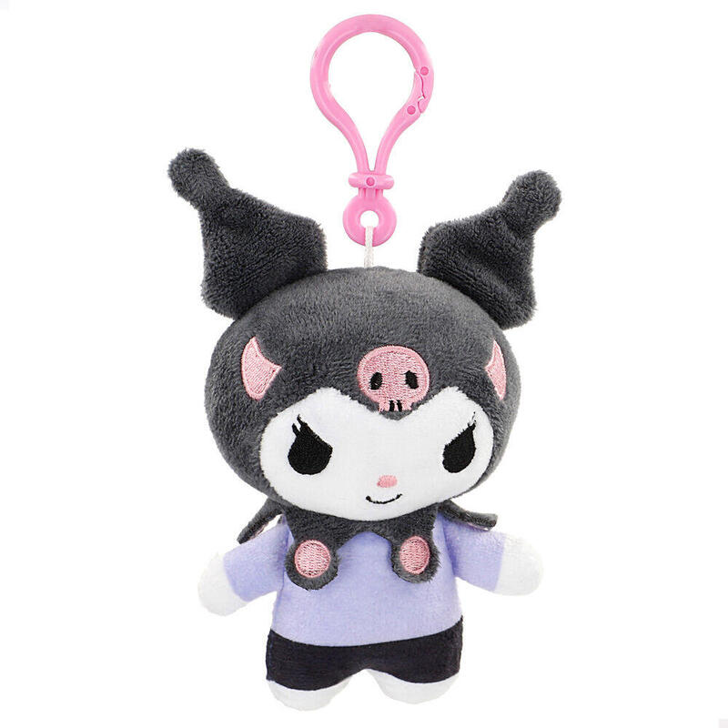 Pack De 12 Unidades - Llavero Peluche Kuromi Hello Kitty 12cm