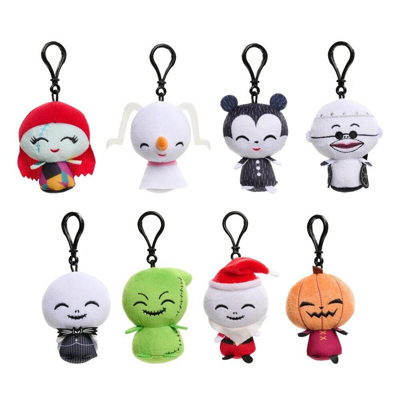 Pack De 12 Unidades - Llavero Peluche Pesadilla Antes De Navidad Disney Surtido