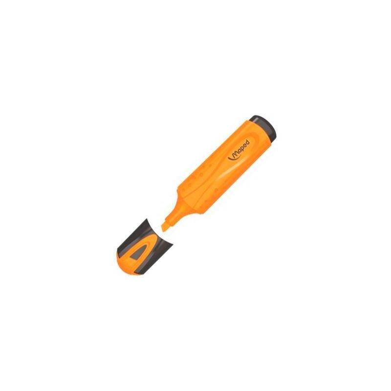 Pack De 12 Unidades Maped Marcador Fluorescente Peps Classic Naranja