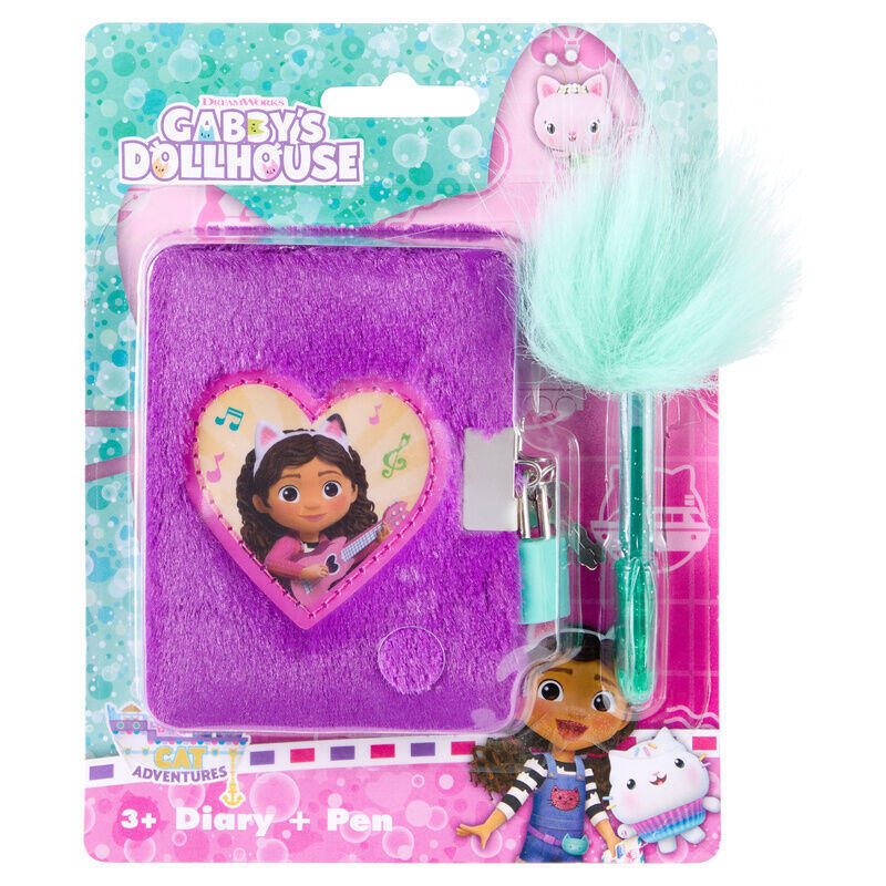 Pack De 12 Unidades - Mini Diario + Boligrafo La Casa De Muñecas De Gabby