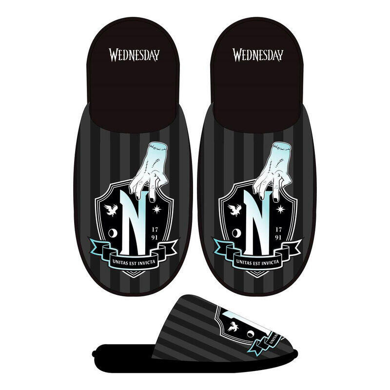 Pack De 12 Unidades - Pantuflas Miercoles Adulto