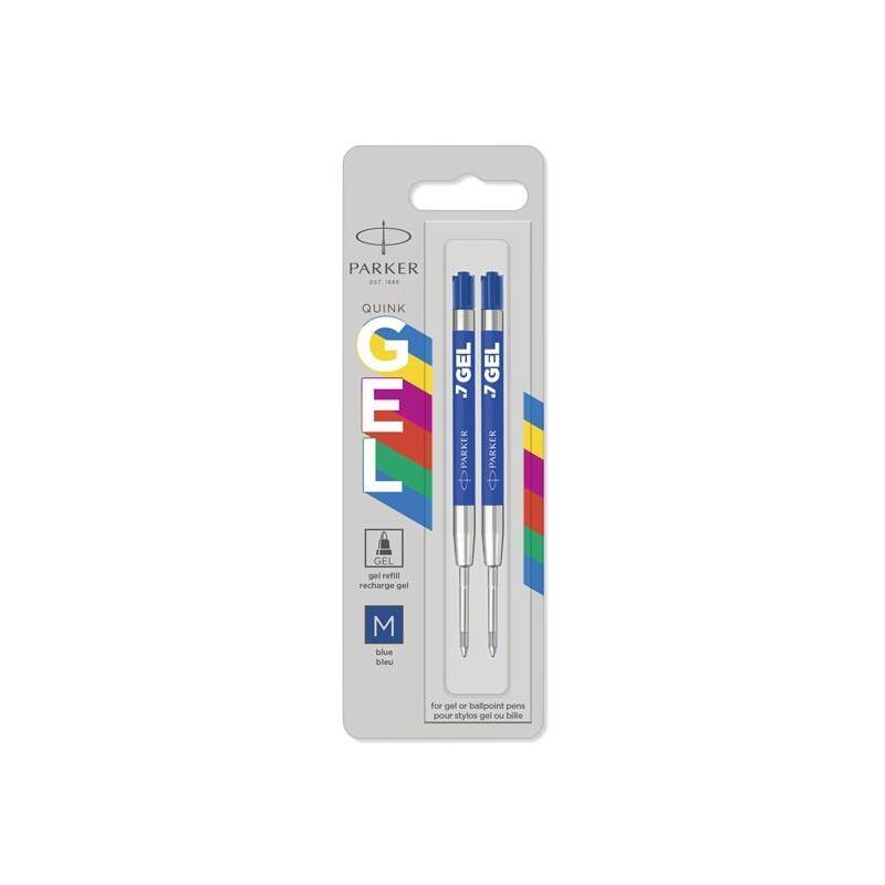 Pack De 12 Unidades Parker Recambio Jotter Punta Media Gel Azul Blister -2u-