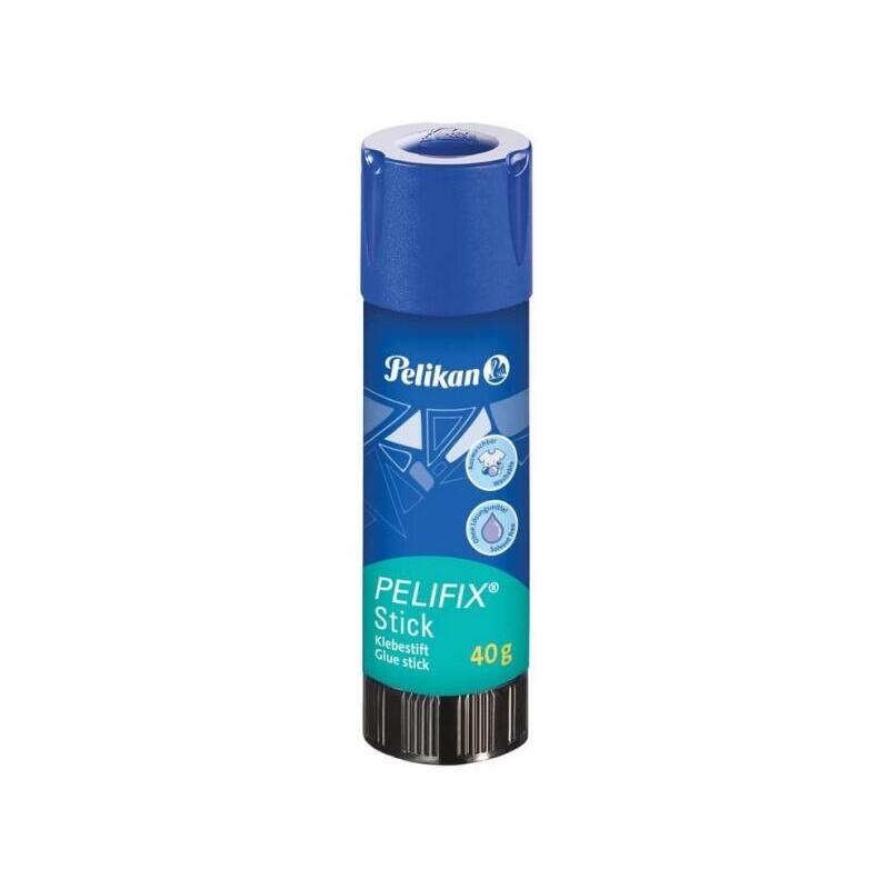 Pack De 12 Unidades Pelikan Pelifix Pegamento En Barra 40gr - Ideal Para Papel, Cartulina, Fotografias Etc... - Facil
