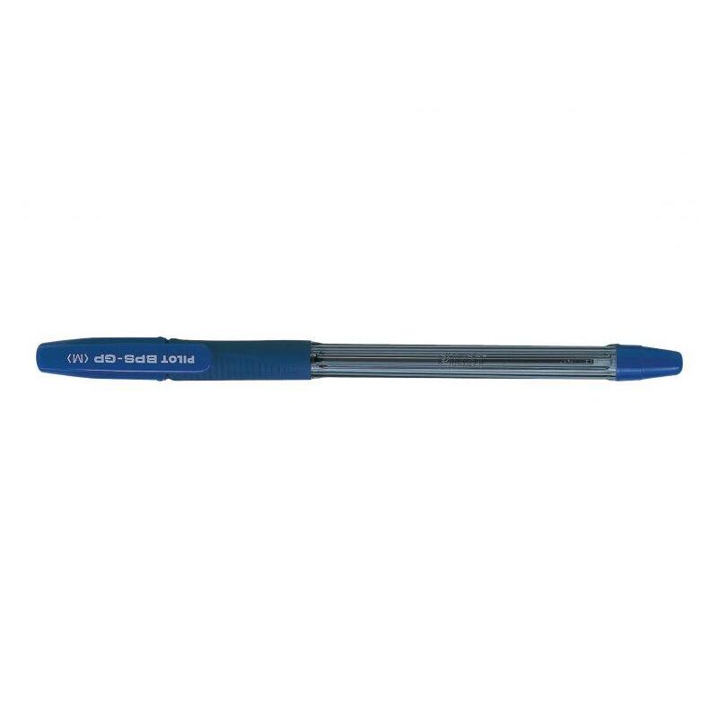 Pack De 12 Unidades Pilot Boligrafo De Bola Bps-Gp - Recargable - Punta Mediana De 1mm - Trazo De 0.25mm - Color Azul