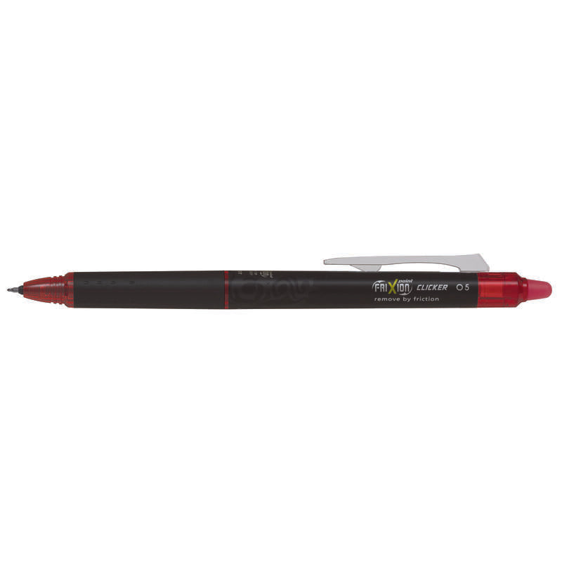 Pack De 12 Unidades Pilot Frixion Point Clicker 0.5 Boligrafo Retractil De Tinta Termosensible - Borrable - Punta Fina