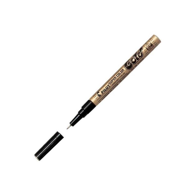 Pack De 12 Unidades Pilot Marcador Permanente Desechable Oro Extrafino