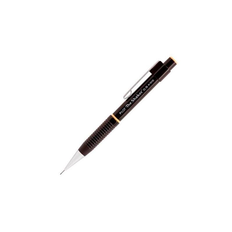 Pack De 12 Unidades Pilot Portaminas H-1010 The Shaker 0.5 Con Goma Negro