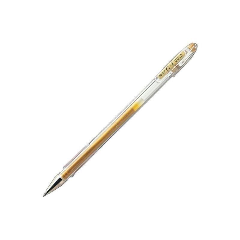 Pack De 12 Unidades Pilot Roller G-1 Tinta Gel 0,7 Oro