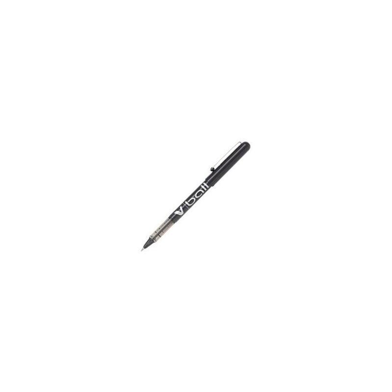 Pack De 12 Unidades Pilot Roller Tinta Líquida V-Ball 05 Negro