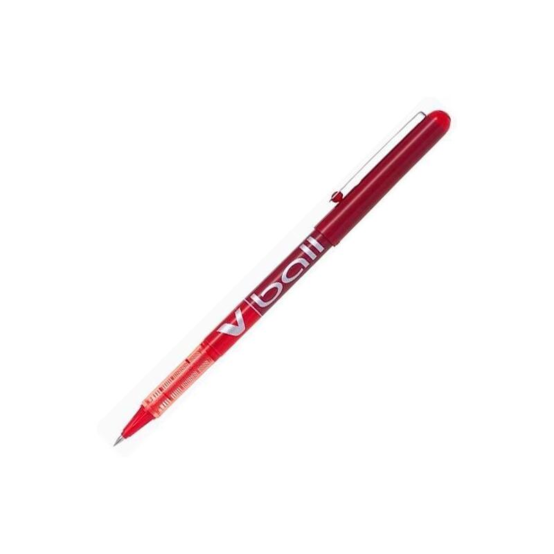 Pack De 12 Unidades Pilot Roller V-Ball 0,7 Rojo