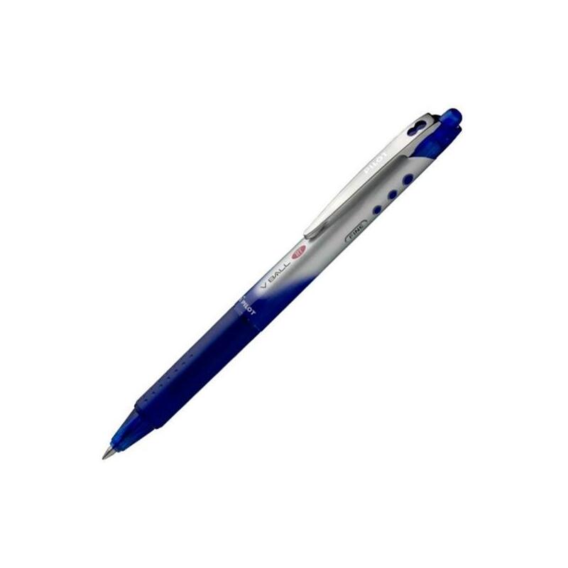 Pack De 12 Unidades Pilot Roller V-Ball 07 Rt Tinta Líquida Azul