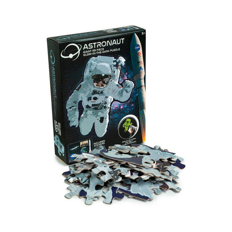 Pack De 12 Unidades - Puzzle 3d Astronauta Nasa 49pzs