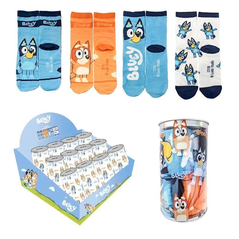 Pack De 12 Unidades - Set 4 Pares Calcetines Bluey