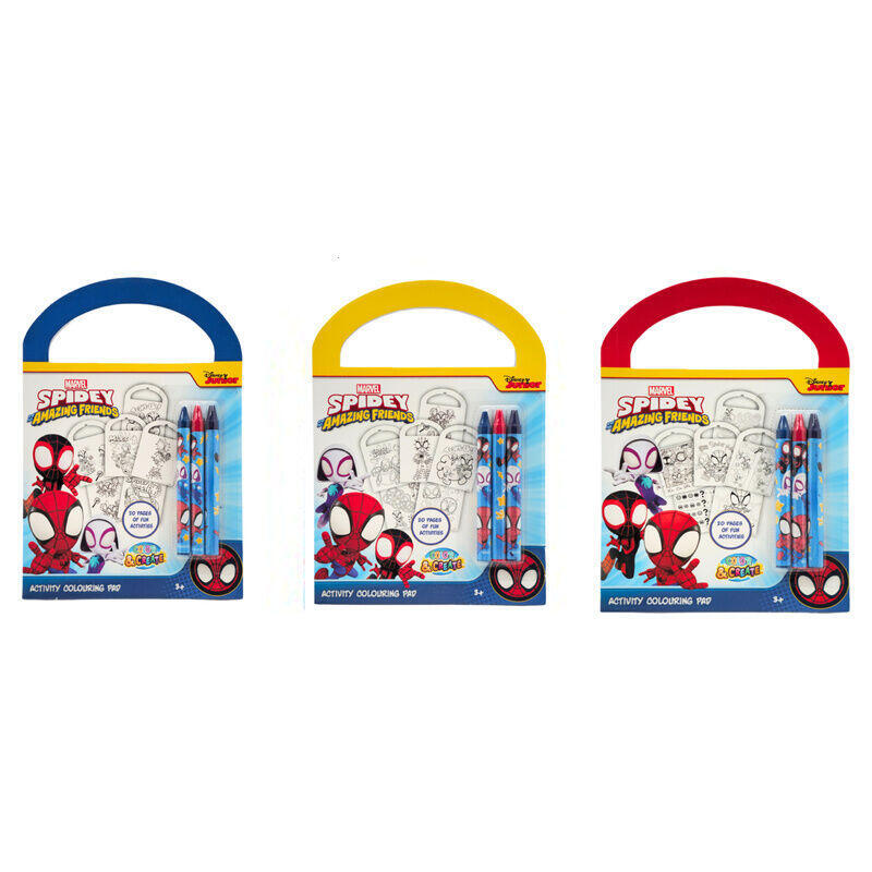 Pack De 12 Unidades - Set Actividades Y Colorear Spiderman Marvel Surtido