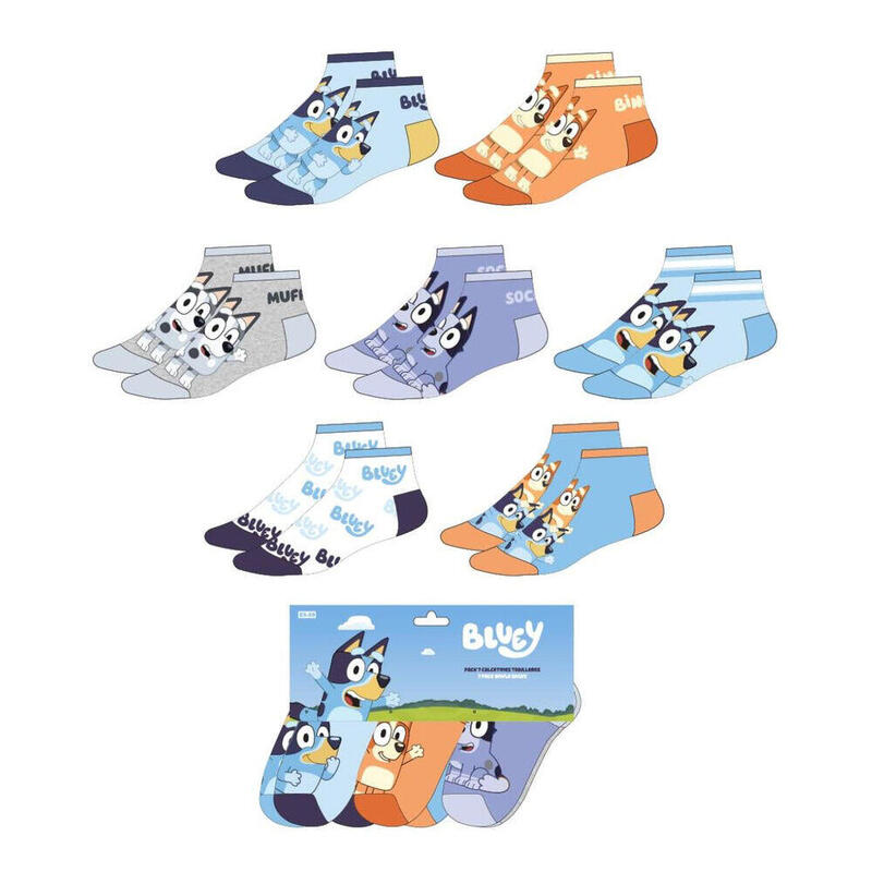 Pack De 12 Unidades - Set Calcetines Bluey