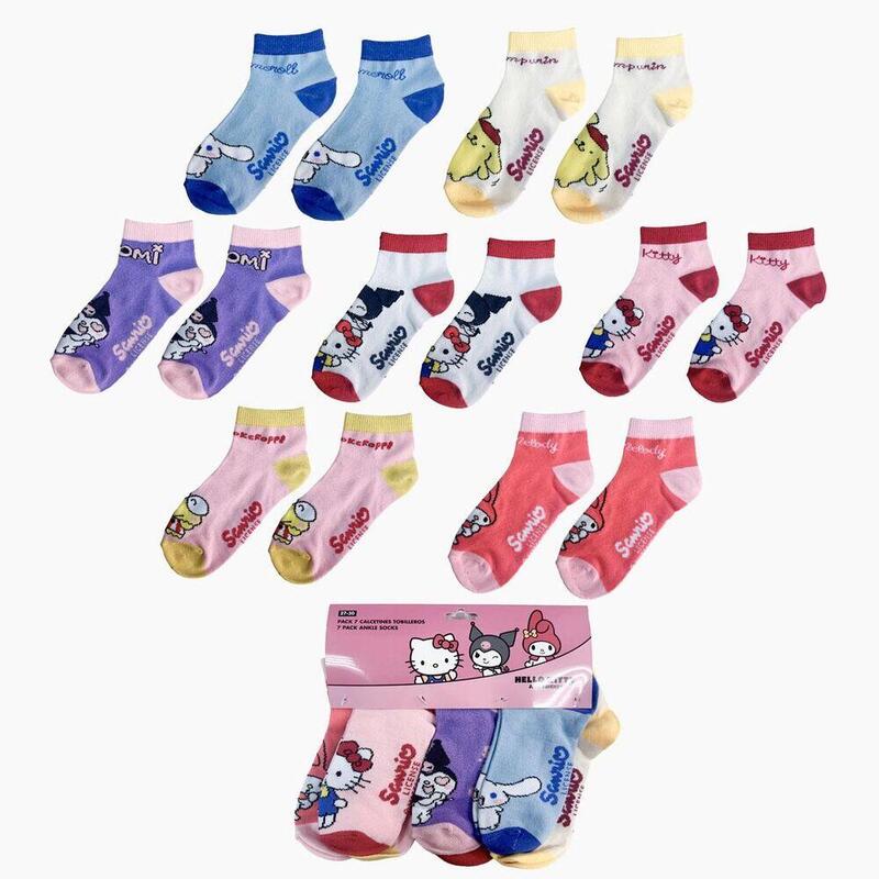Pack De 12 Unidades - Set Calcetines Hello Kitty And Friends