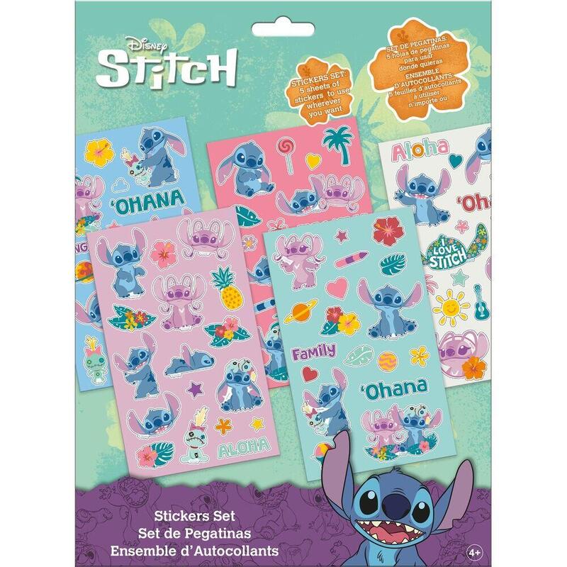 Pack De 12 Unidades - Set Pegatinas Stitch Disney