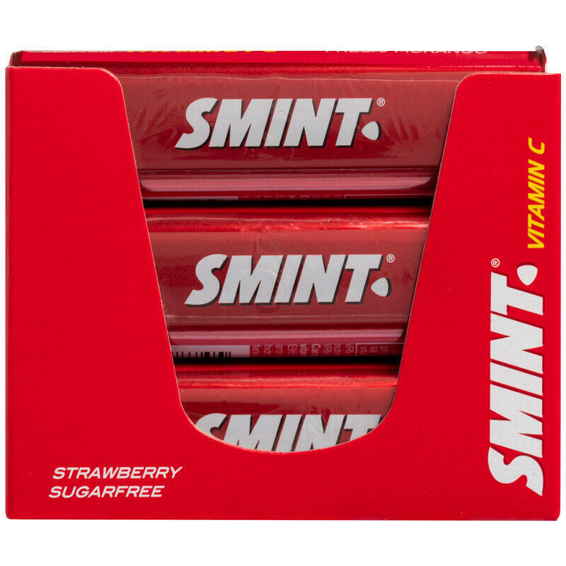 Pack De 12 Unidades - Smint Fresa Lata