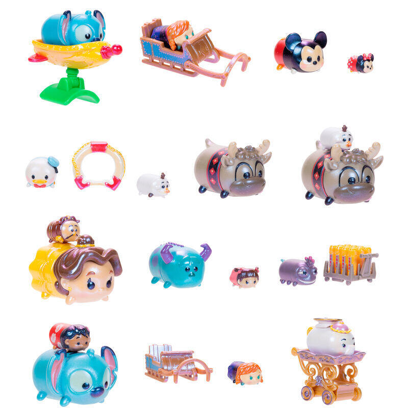 Pack De 12 Unidades - Sobre Sorpresa Figura Special Finish Tsum Tsum Disney Surtido