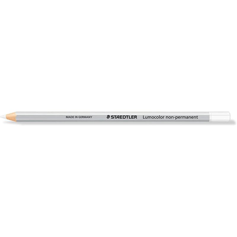 Pack De 12 Unidades Staedtler Lumocolor 108 Lapiz De Color Hexagonal - Especial Para Superfiices Lisas - Marcado Opaco - Color Blanco