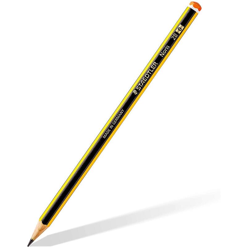 Pack De 12 Unidades Staedtler Noris 120-0 Lapiz De Grafito - Mina 2b - Resistencia A La Rotura