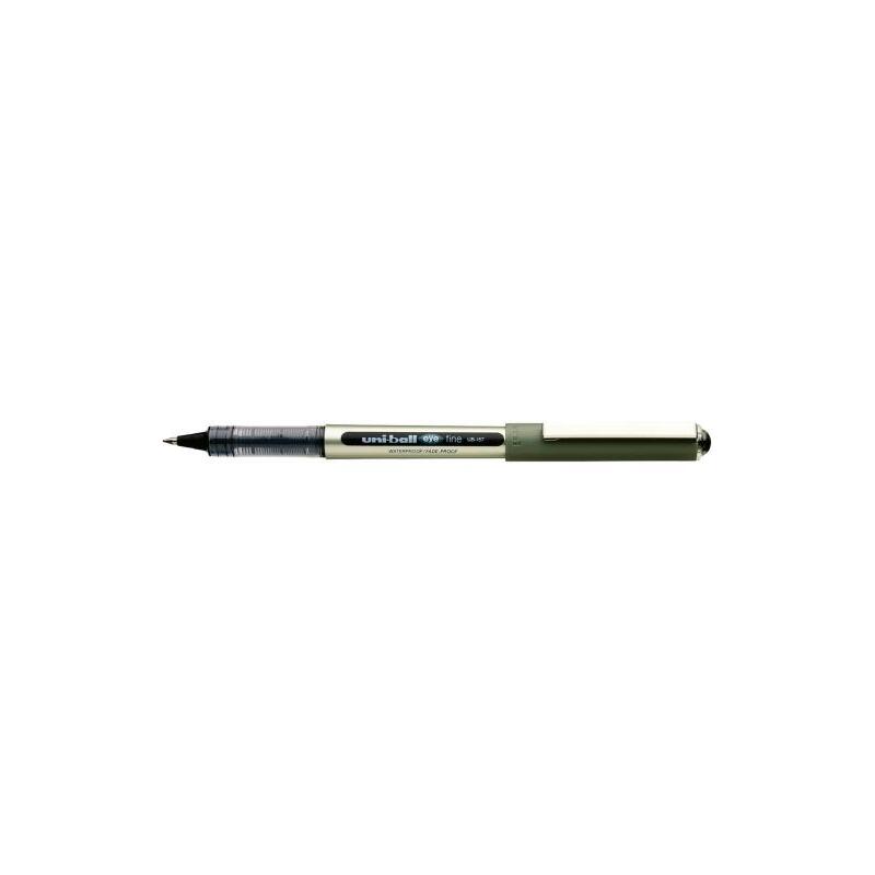 Pack De 12 Unidades Uni-Ball Eye Fine Ub-157e Boligrafo De Tinta Liquida - Punta De Bola 0.7mm - Tinta Resistente Al