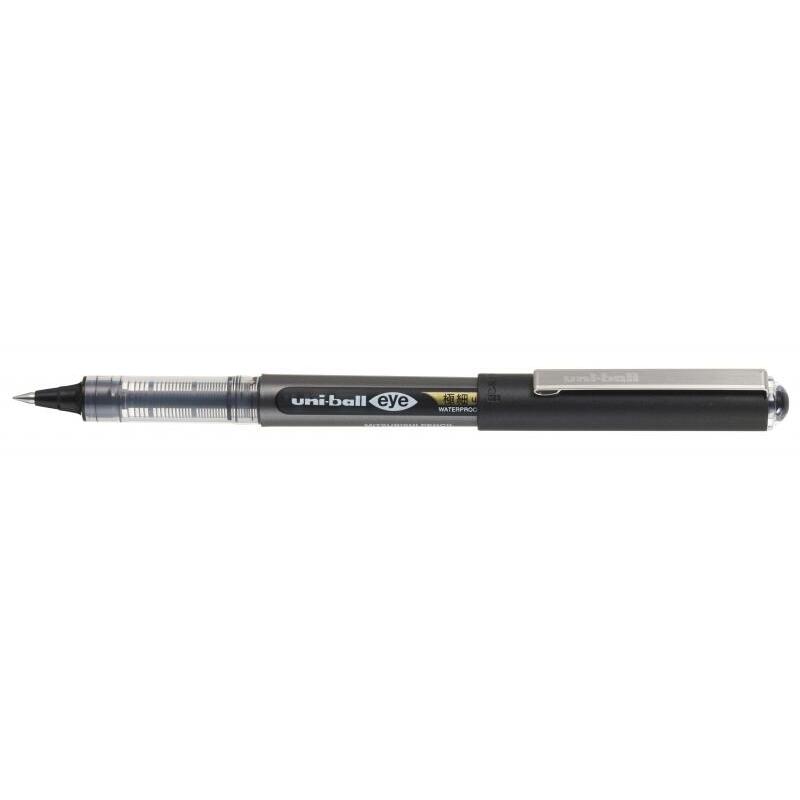 Pack De 12 Unidades Uni-Ball Eye Ultra Micro Ub-150-38 Boligrafo De Tinta Liquida - Punta De Bola 0.38mm - Tinta