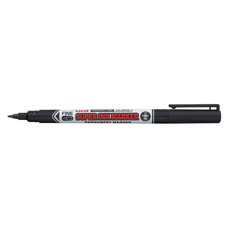 Pack De 12 Unidades Uni-Ball Pna-125 Marcador Textil - Punta Acrilica 0.9mm - Tinta Pigmentada Base Aceite - Escribe En