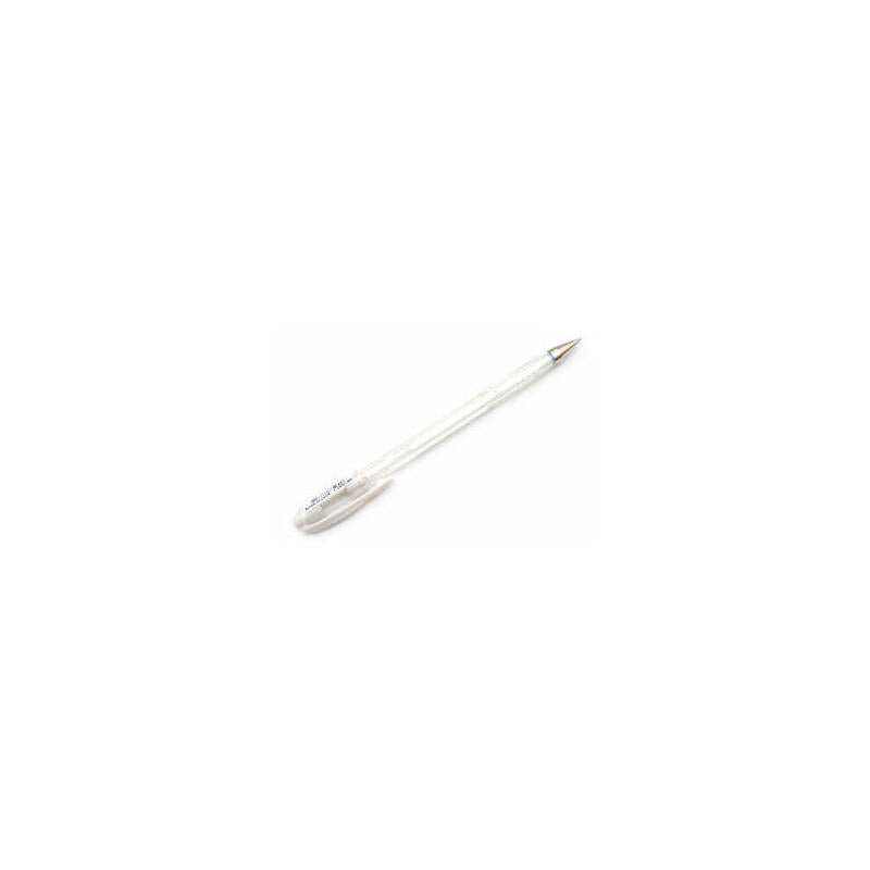 Pack De 12 Unidades Uni-Ball Signo Angelic Colour Boligrafo De Gel - Punta De Acero Inoxidable 0.7 Mm. - Trazo 0.45 Mm - Tinta Gel - Color Blanco Pastel - Caja De 12 Ud