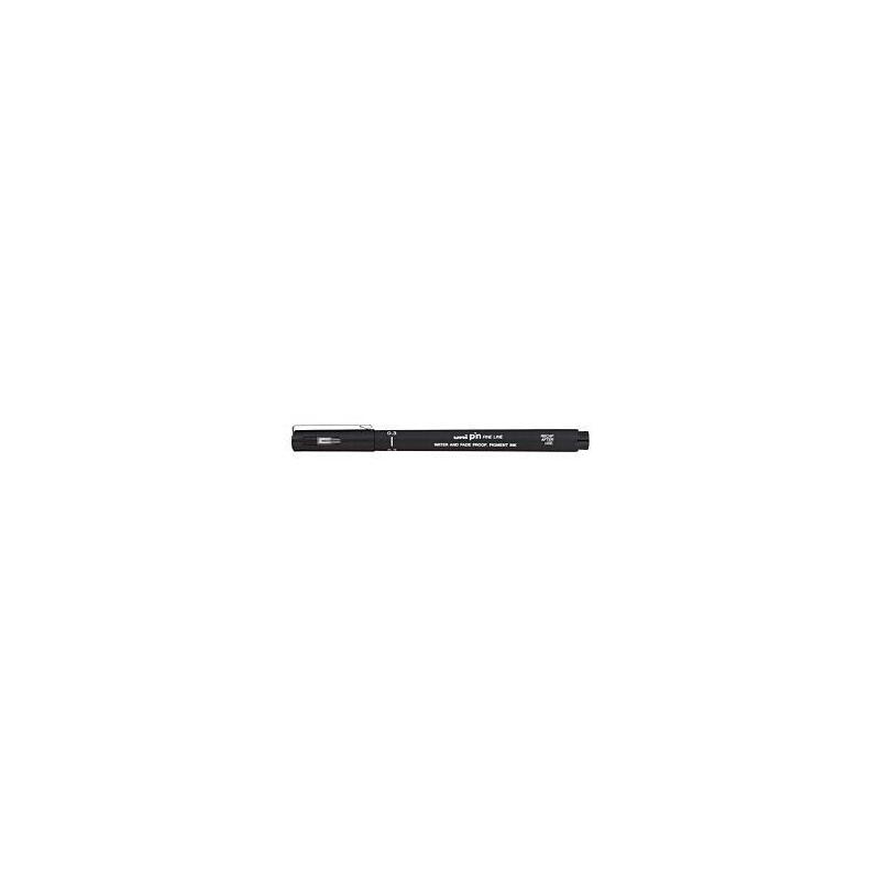 Pack De 12 Unidades Uni-Ball Uni Pin Rotulador Calibrado - Punta Poliacetal De 0.03 Mm. - Tinta Resistente Al Agua Y A
