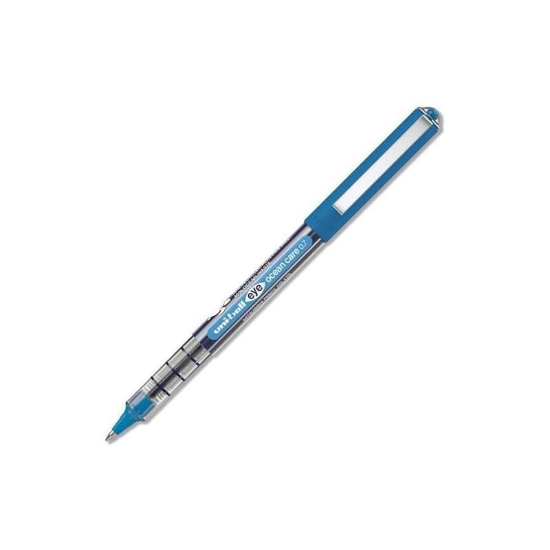 Pack De 12 Unidades Uniball Rollerball Eye Ocean Care Ub-157rop 0,7mm Azul