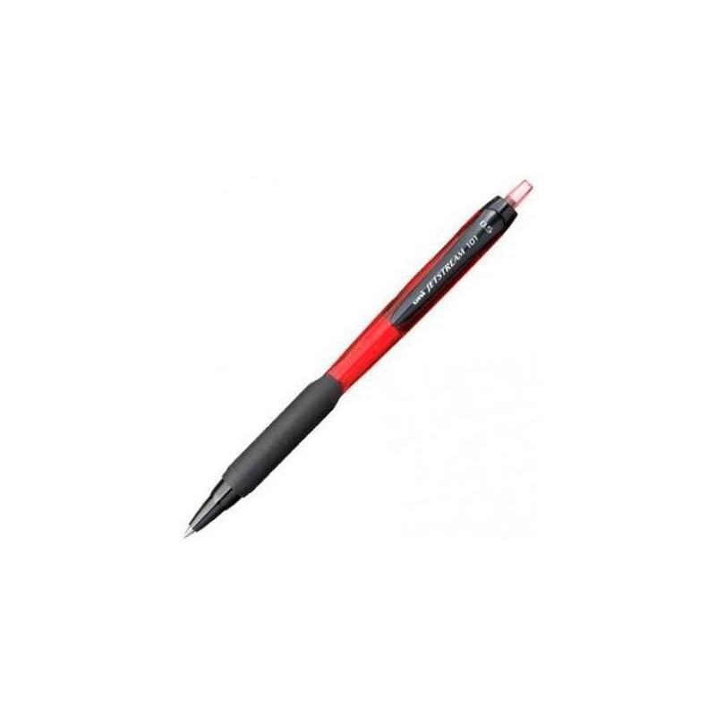 Pack De 12 Unidades Uniball Rollerball Jetstream 101 Sxn-101 Retráctil Rojo