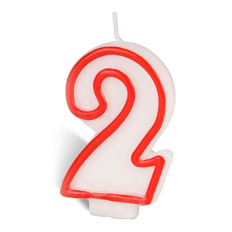 Pack De 12 Unidades - Vela N°2 Best Products Party