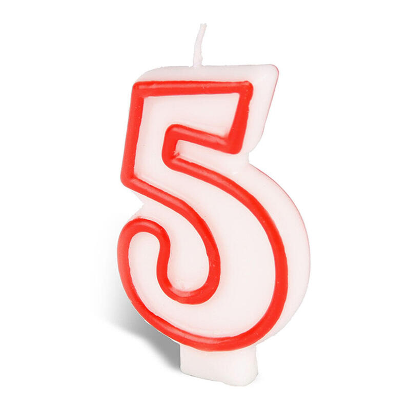 Pack De 12 Unidades - Vela N°5 Best Products Party