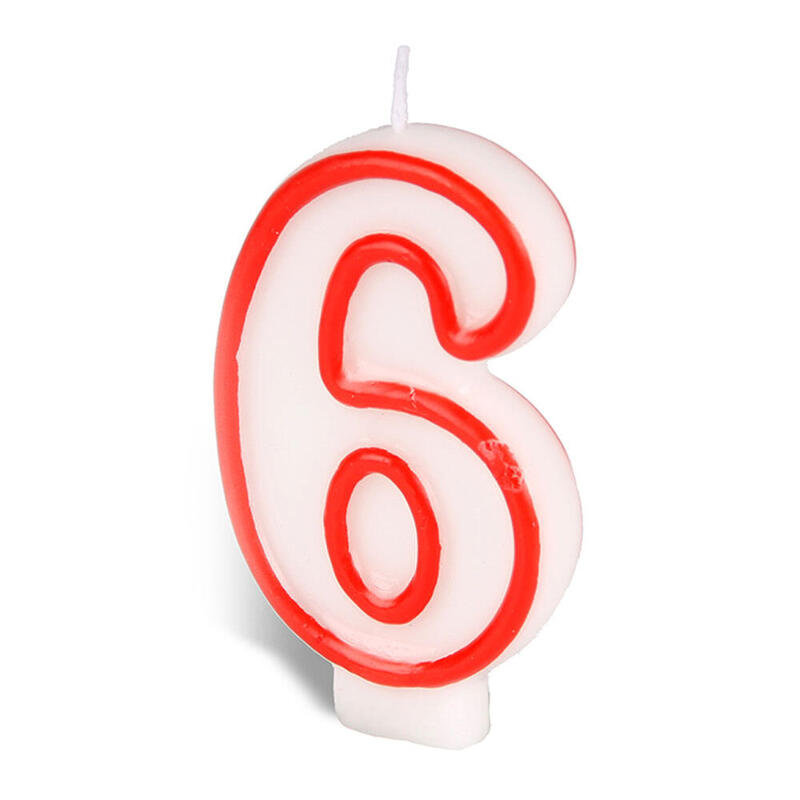 Pack De 12 Unidades - Vela N°6 Best Products Party