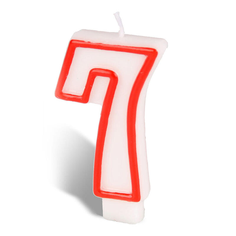 Pack De 12 Unidades - Vela N°7 Best Products Party