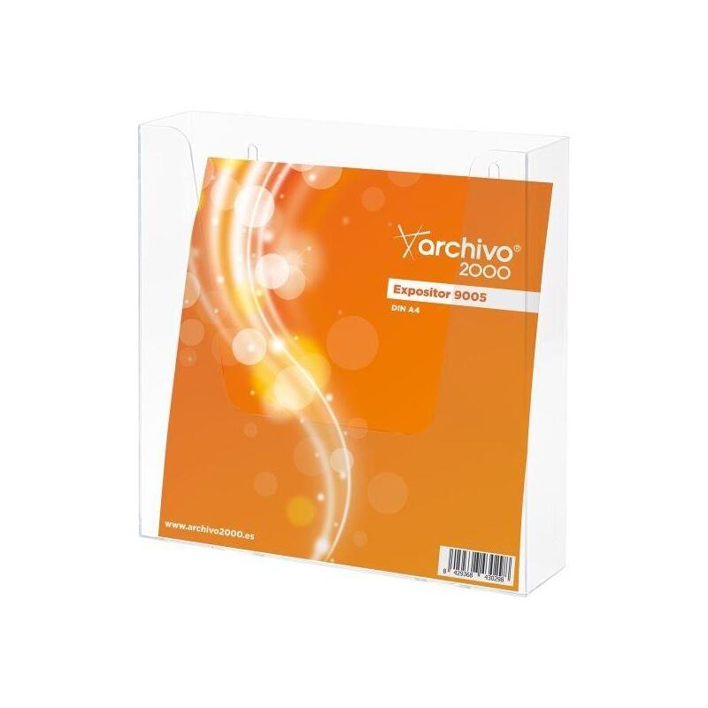 Pack De 15 Unidades Archivo 2000 Portafolletos Mural Archivo 2000 "Premium" Espesor 3 Mm Din A4 Vertical 55x235x240 Mm