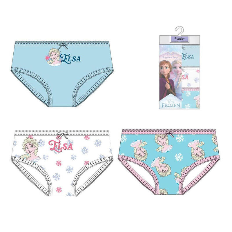 Pack De 15 Unidades - Set 3 Braguitas Frozen Disney