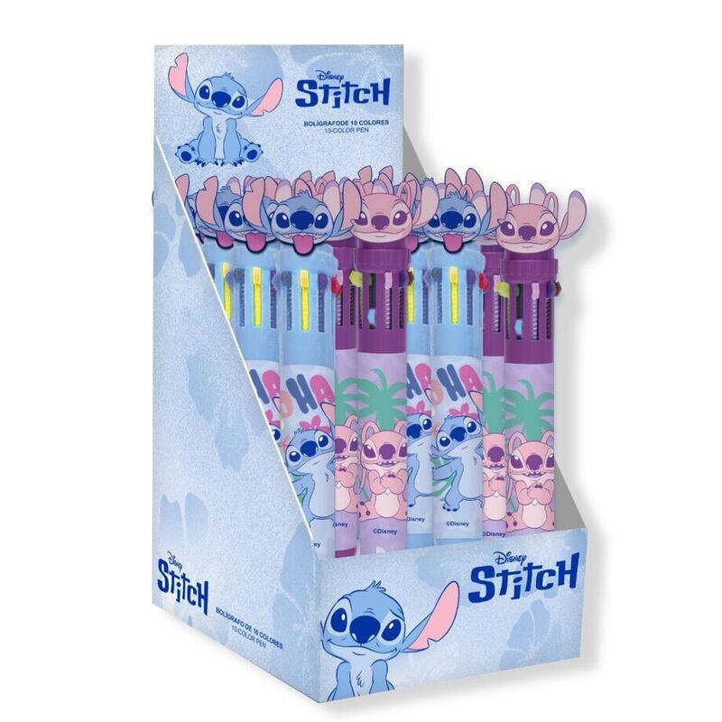 Pack De 16 Unidades - Boligrafo Colores Stitch Disney Surtido