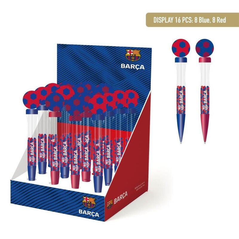 Pack De 16 Unidades - Boligrafo Giratorio F.C. Barcelona Surtido