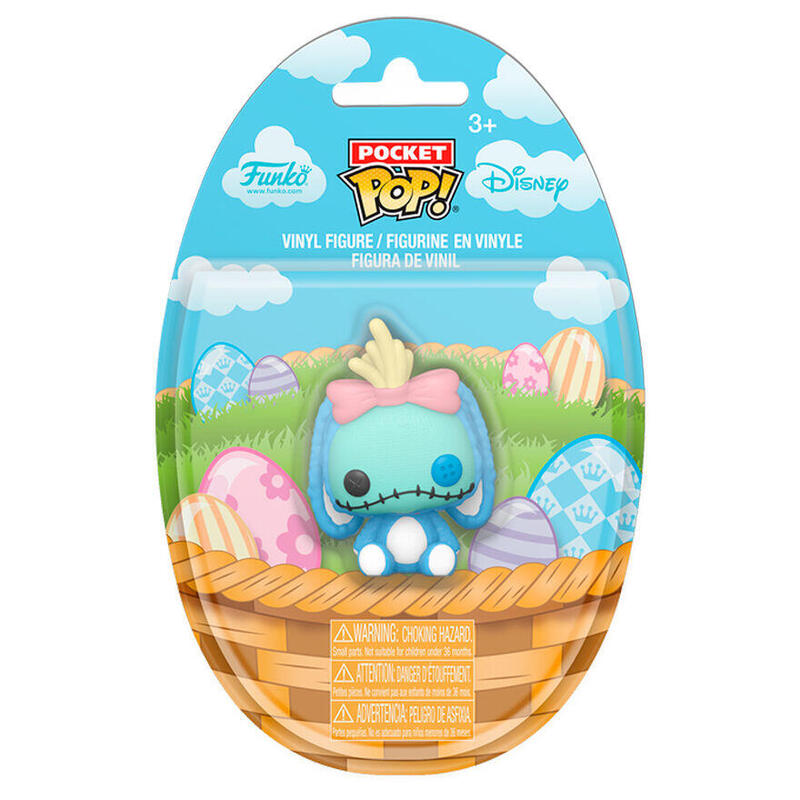 Pack De 16 Unidades - Figura Pocket Pop Disney Stitch Scrump Conejo De Pascua