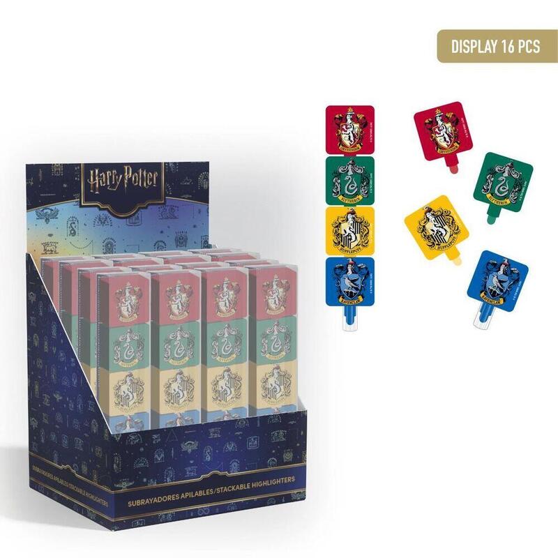 Pack De 16 Unidades - Subrayador Apilable Harry Potter Surtido